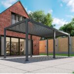 Nova - Titan Aluminium Pergola - 6.0m x 3.0m in Grey