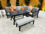 Chimes Living - Seville Aluminium Casual Corner Dining Set - Right Hand