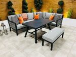 Chimes Living - Seville Aluminium Casual Corner Dining Set - Right Hand - Image 2