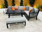 Chimes Living - Seville Aluminium Casual Corner Dining Set - Right Hand - Image 16