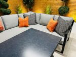 Chimes Living - Seville Aluminium Casual Corner Dining Set - Right Hand - Image 7