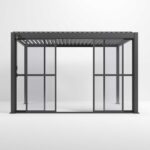 Nova - Titan Transparent French Sliding Door System - 4.0m - Grey - Image 3